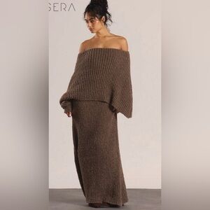 Cozy Brown Knit Sweater